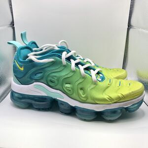 Nike Air VaporMax Plus Lemon Lime Women's 6.5 Spirit Teal/Cyber-Tropical Twist